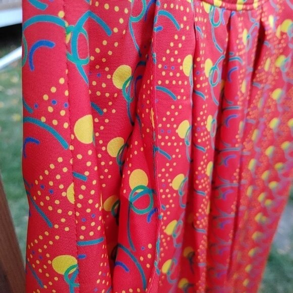 RARE 1988 VINTAGE XV Calgary Olympic Winter Games Blouse + Skirt Set CAMBRIDGE - Picture 5 of 10